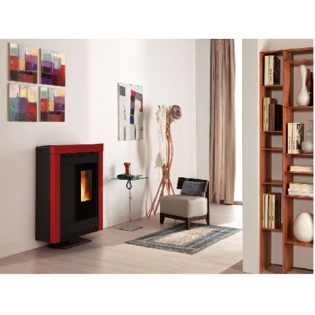 Stufa A Pellet Ad Aria Canalizzata.Stufa A Pellet La Nordica Extraflame Ad Aria Canalizzata Modello Souvenir Steel 10 2 Kw